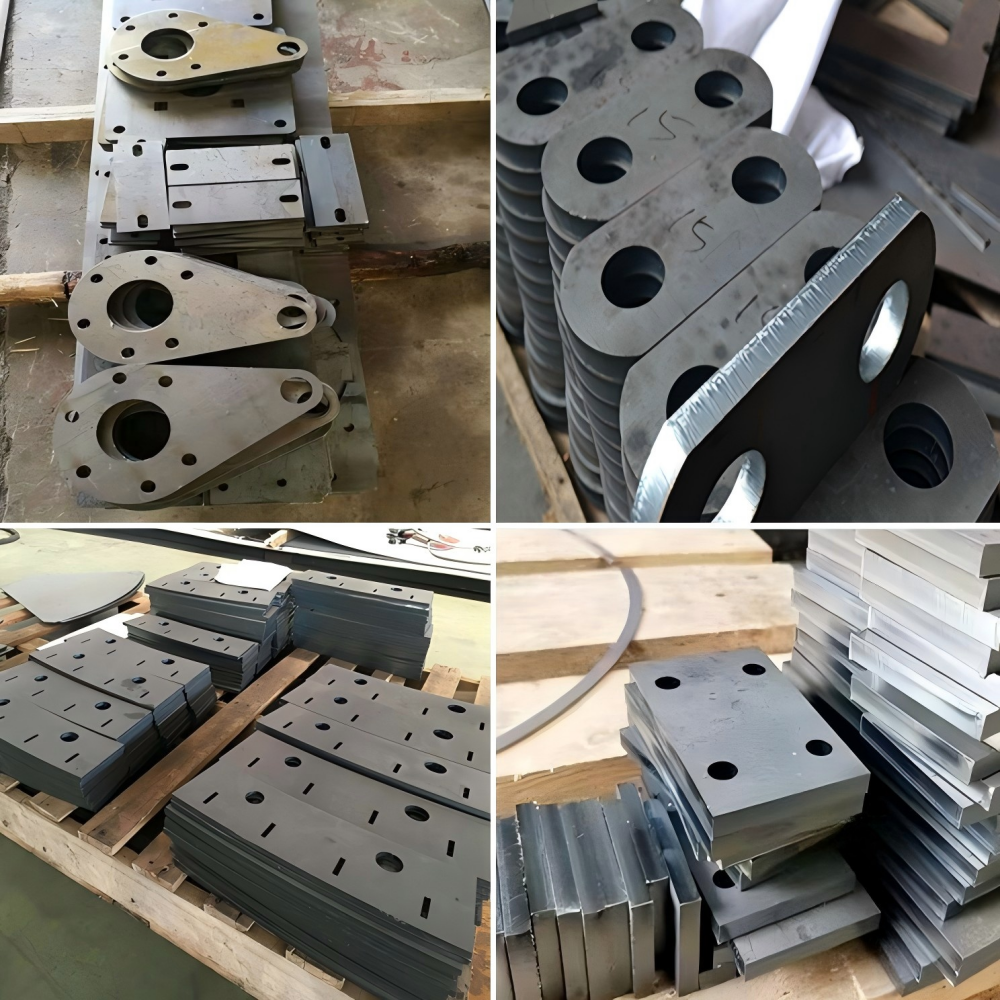Steel plate cutting parts