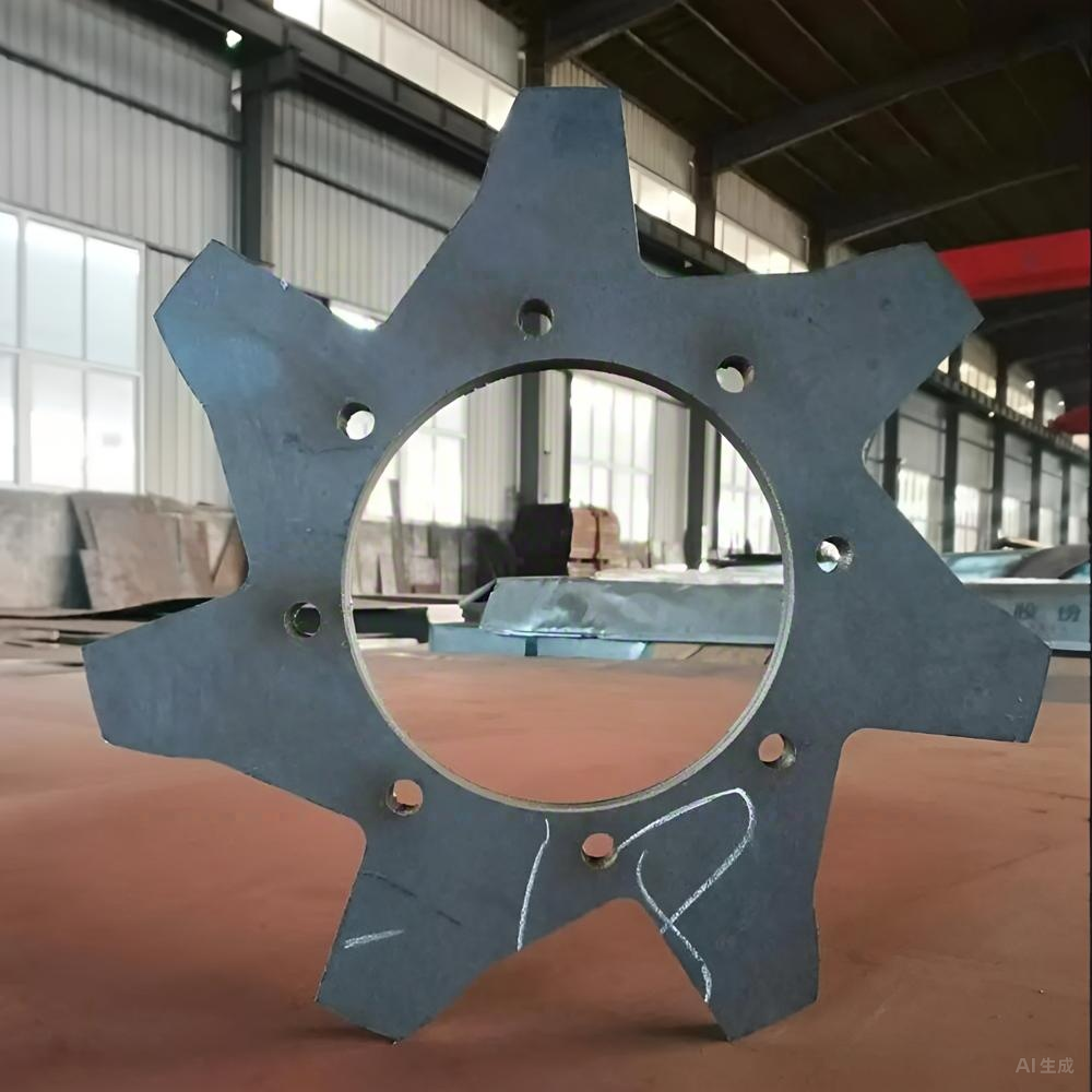 Steel plate cutting parts